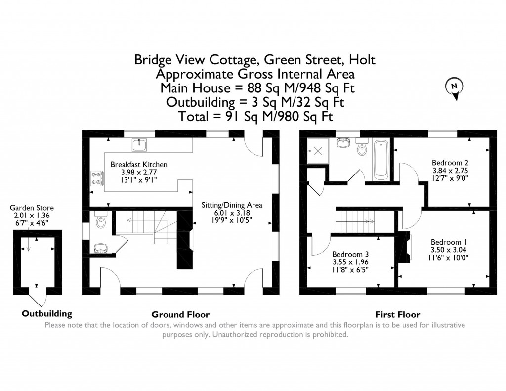Floorplans For Green Street, Holt