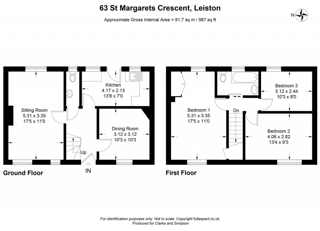 Floorplans For Leiston, Suffolk