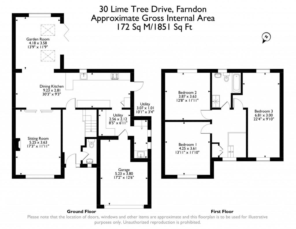 Floorplans For Farndon, Cheshire