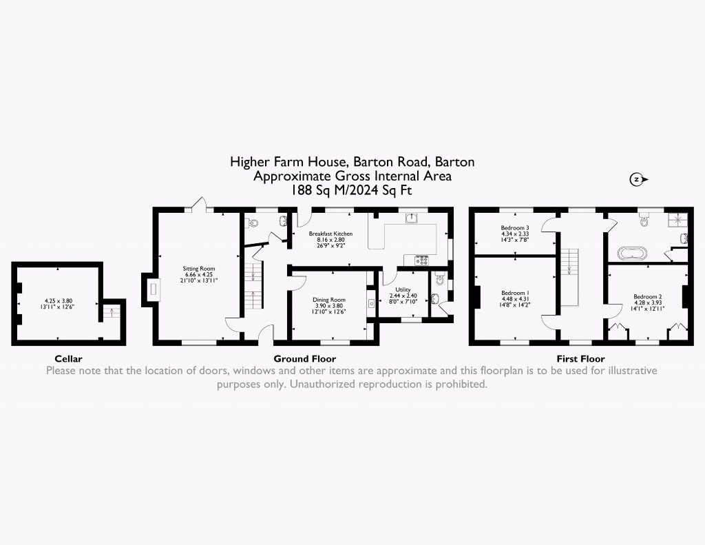 Floorplans For Barton, Cheshire