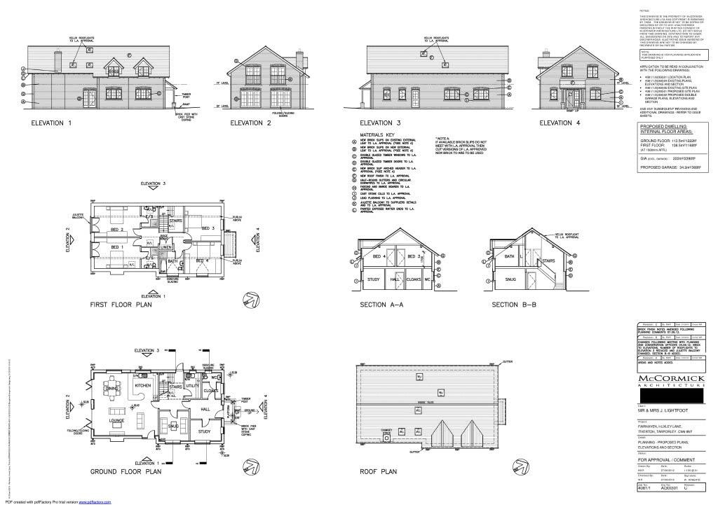 Floorplans For Tiverton, Near Tarporley