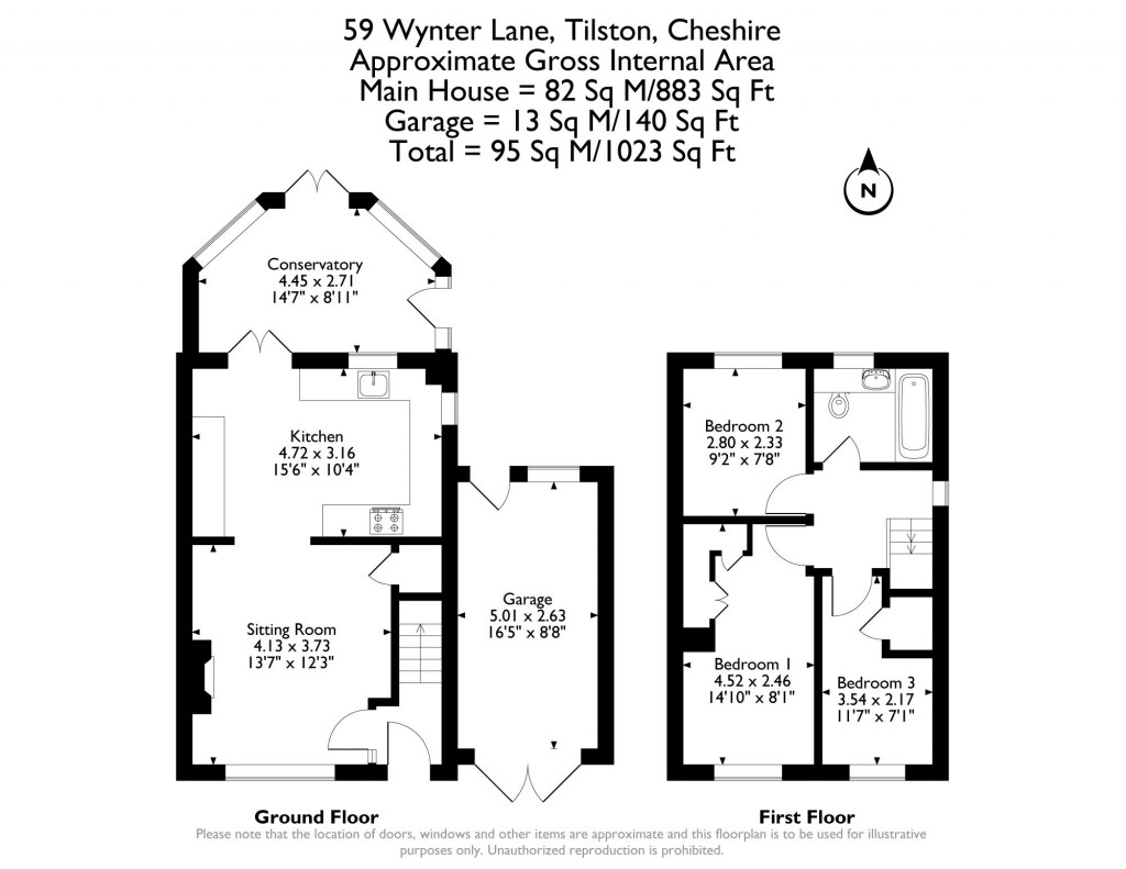 Floorplans For Tilston, Cheshire
