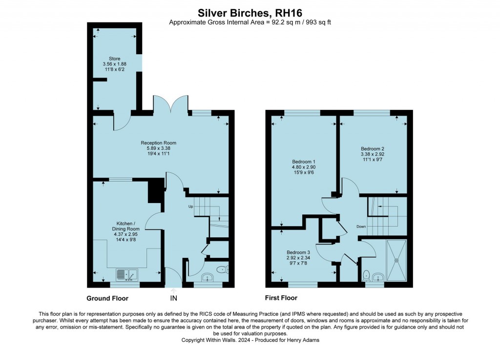 Floorplans For Silver Birches, Haywards Heath, RH16