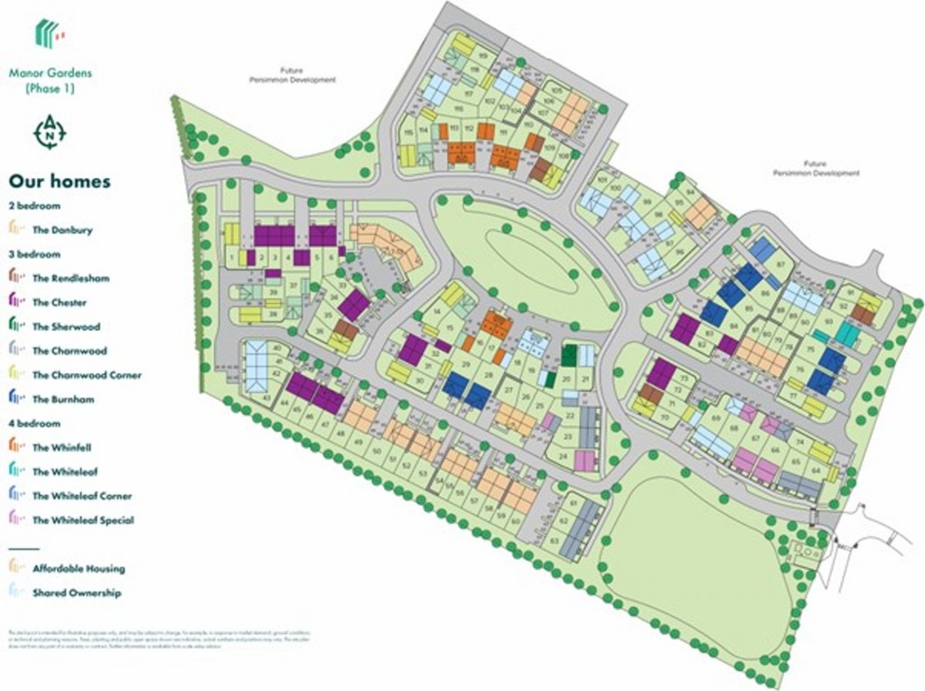 Floorplans For Halleys Park, Selsey, PO20