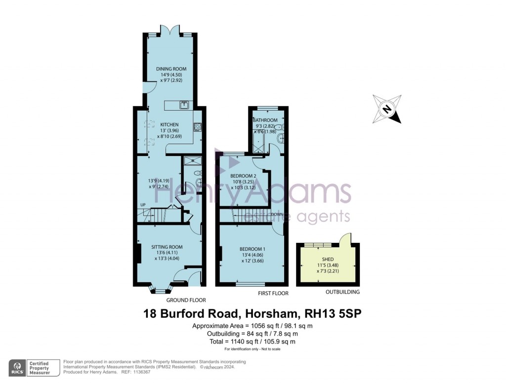 Floorplans For Burford Road, Horsham, RH13