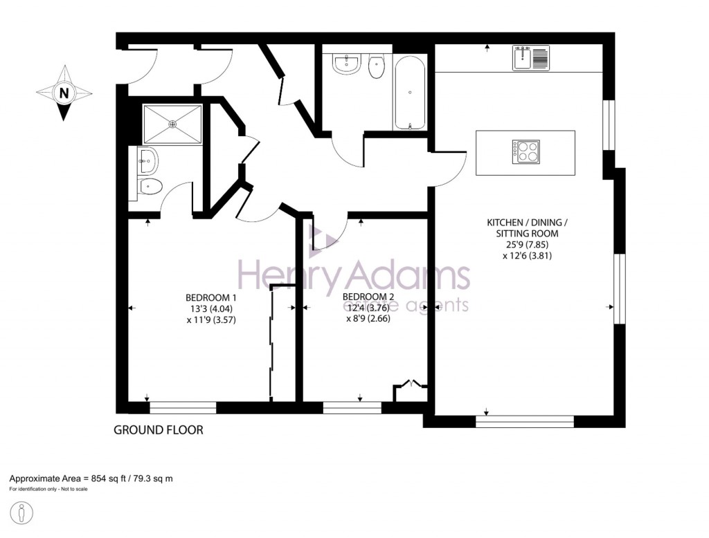 Floorplans For St. Agnes Place, Chichester, PO19