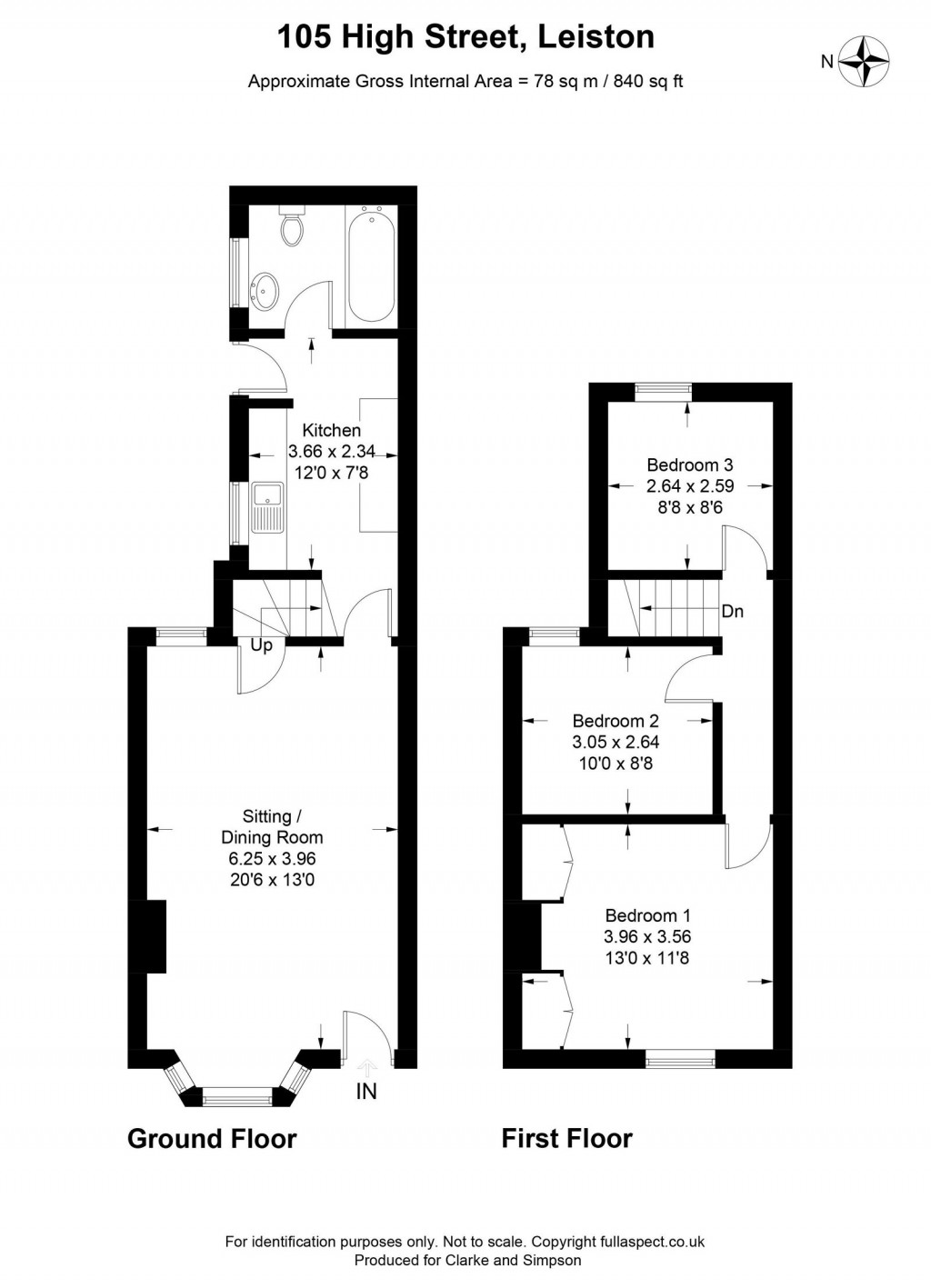 Floorplans For Leiston, Suffolk