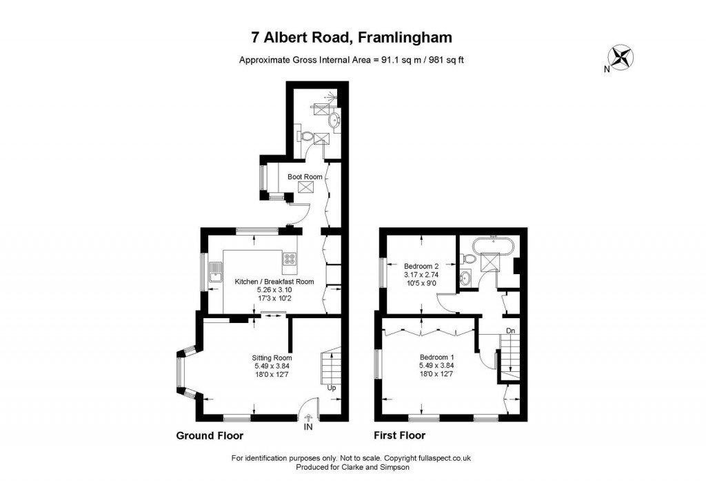 Floorplans For Framlingham, Suffolk
