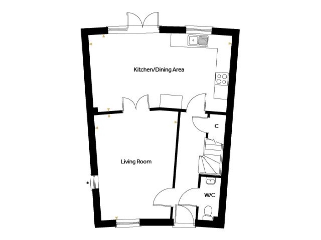 Floorplans For Plot 42 - The Swallow, Oak Grove, Eyke, Nr Woodbridge, Suffolk