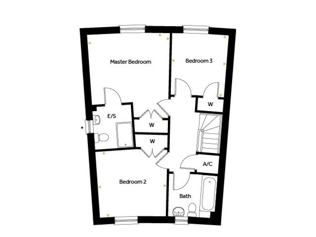 Floorplans For Plot 42 - The Swallow, Oak Grove, Eyke, Nr Woodbridge, Suffolk