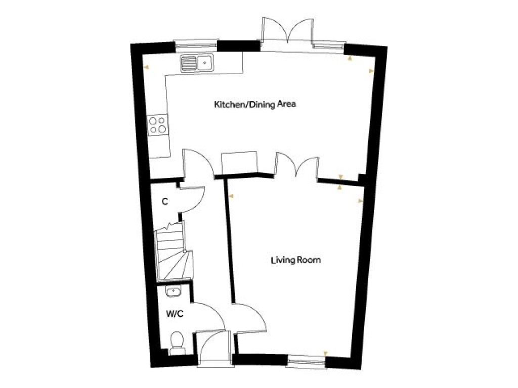 Floorplans For Plot 43, Oak Grove, Eyke, Nr Woodbridge, Suffolk