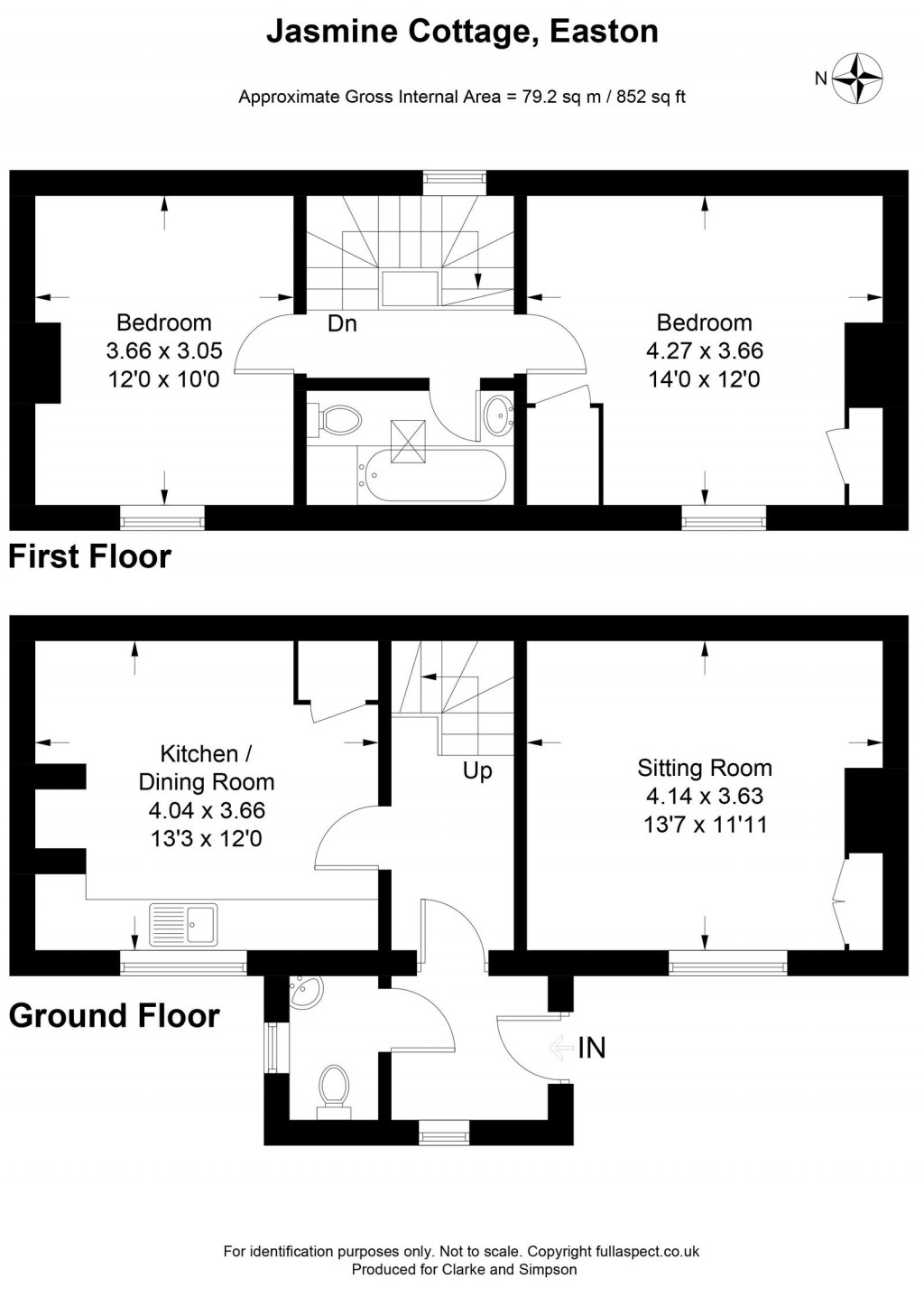 Floorplans For Easton, Near Framlingham, Suffolk 