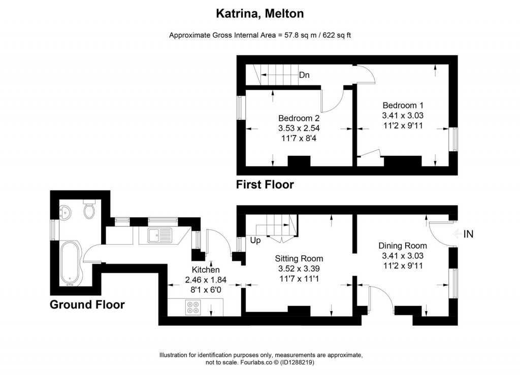 Floorplans For Melton, Nr Woodbridge, Suffolk