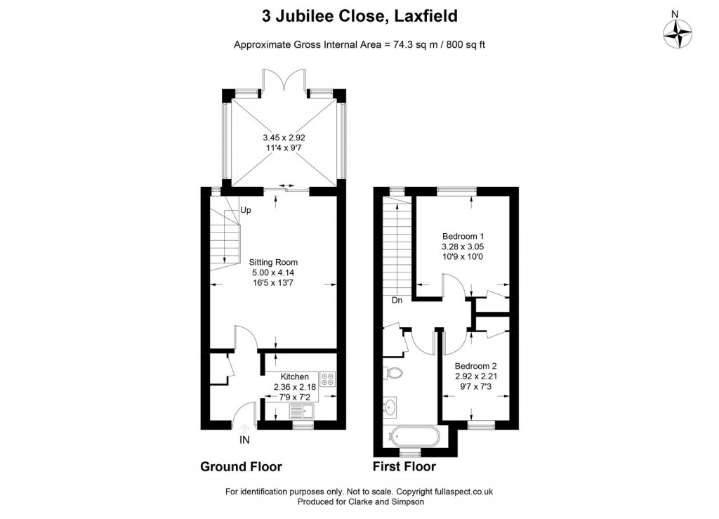 Floorplans For Laxfield, Nr Framlingham, Suffolk