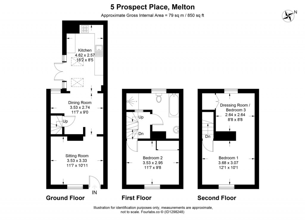 Floorplans For Melton Hill, Nr Woodbridge, Suffolk