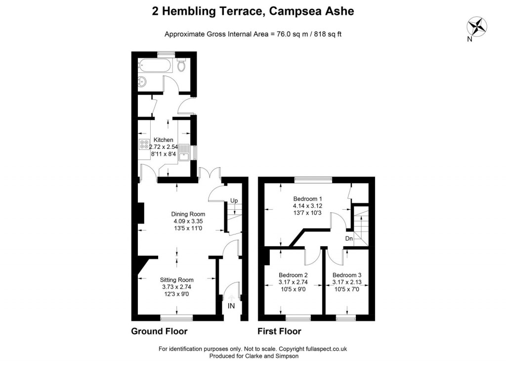 Floorplans For Campsea Ashe, Nr Woodridge, Suffolk