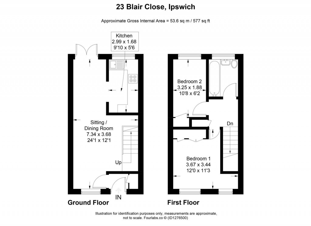 Floorplans For Rushmere St Andrew, Ipswich, Suffolk