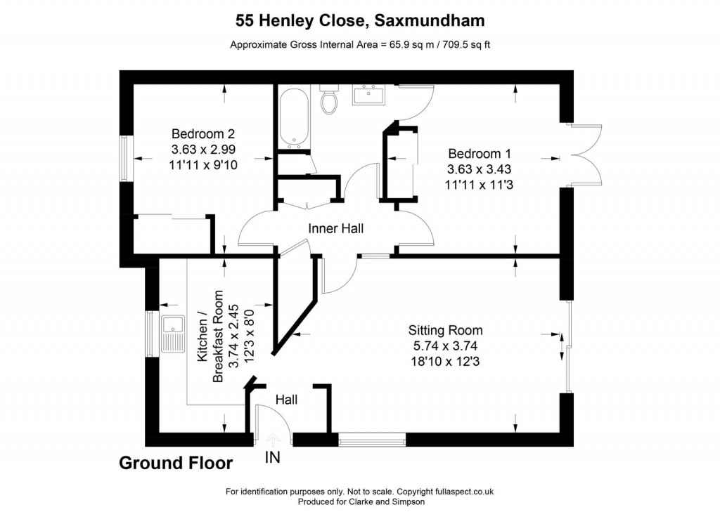 Floorplans For Henley Close, Saxmundham, IP17 1EY