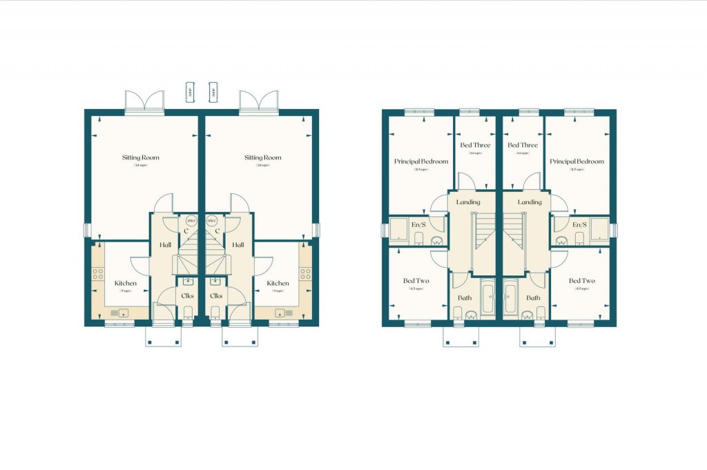 Floorplans For Charsfield, Nr Framlingham, Suffolk