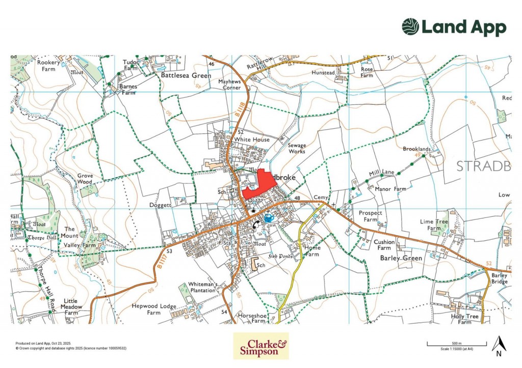 Floorplans For Stradbroke, Suffolk