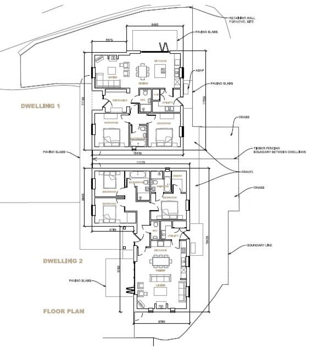 Floorplans For Flixton, Nr Lowestoft, Suffolk