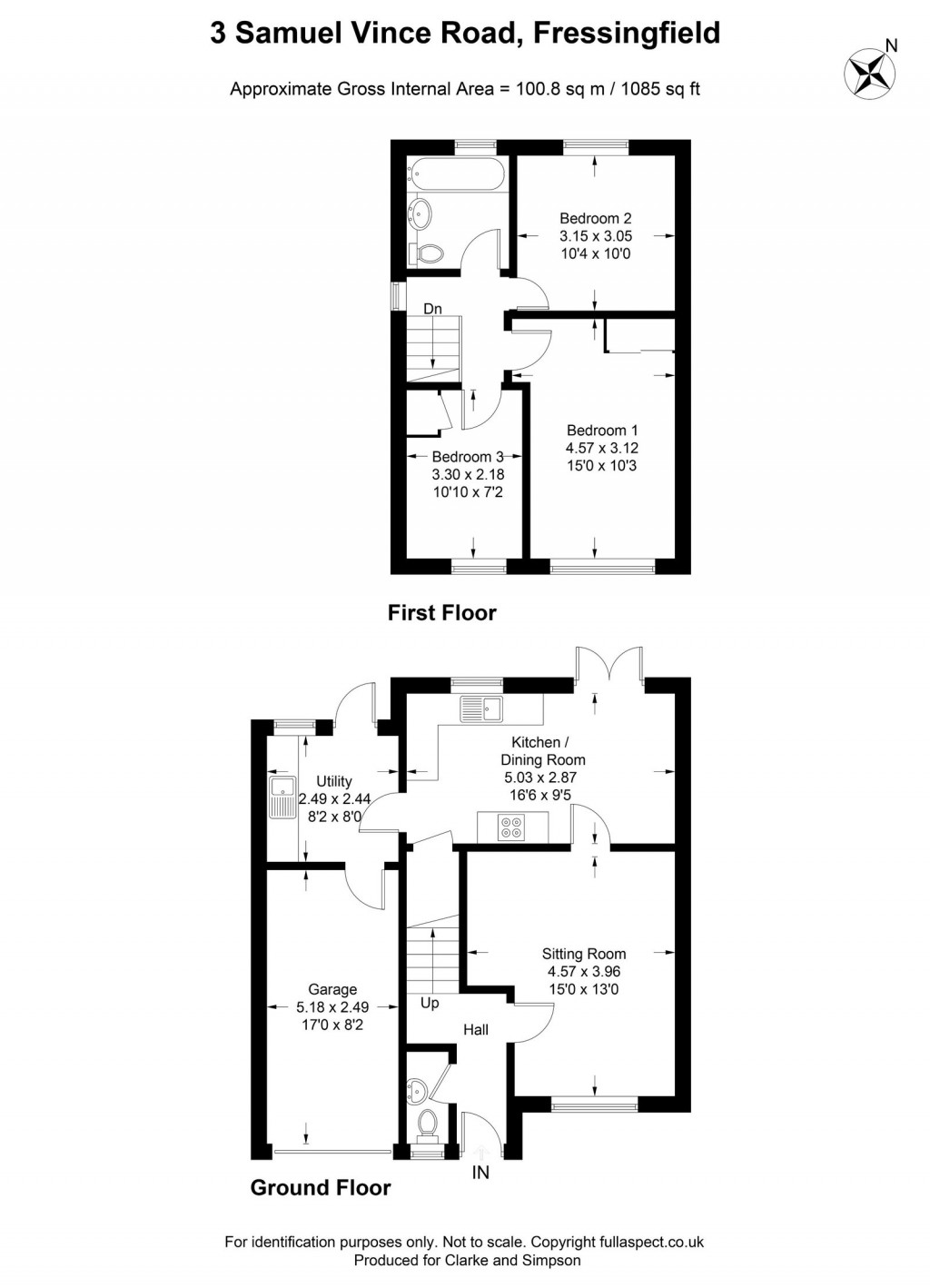Floorplans For Fressingfield, Suffolk