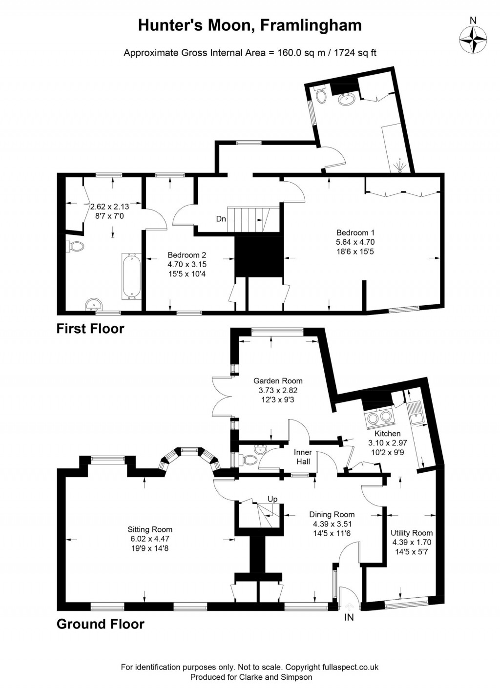 Floorplans For Framlingham, Nr Woodbridge, Suffolk