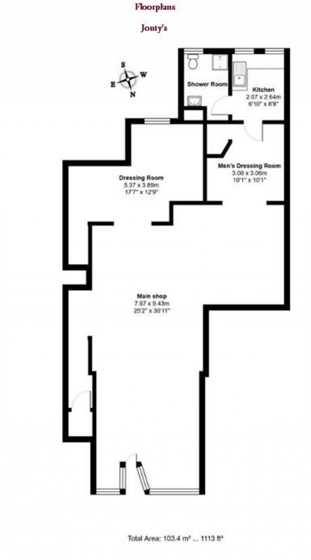 Floorplans For Tacket St, Ipswich, Suffolk