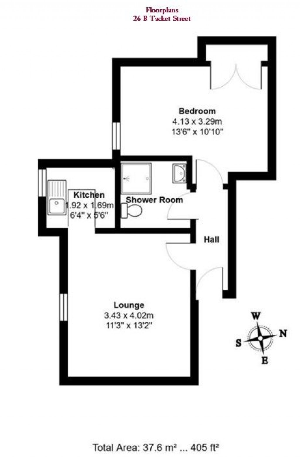 Floorplans For Tacket St, Ipswich, Suffolk