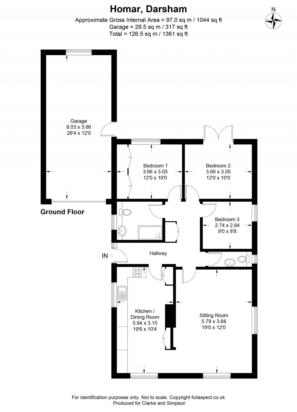 Floorplans For Darsham, Nr Heritage Coast, Suffolk 