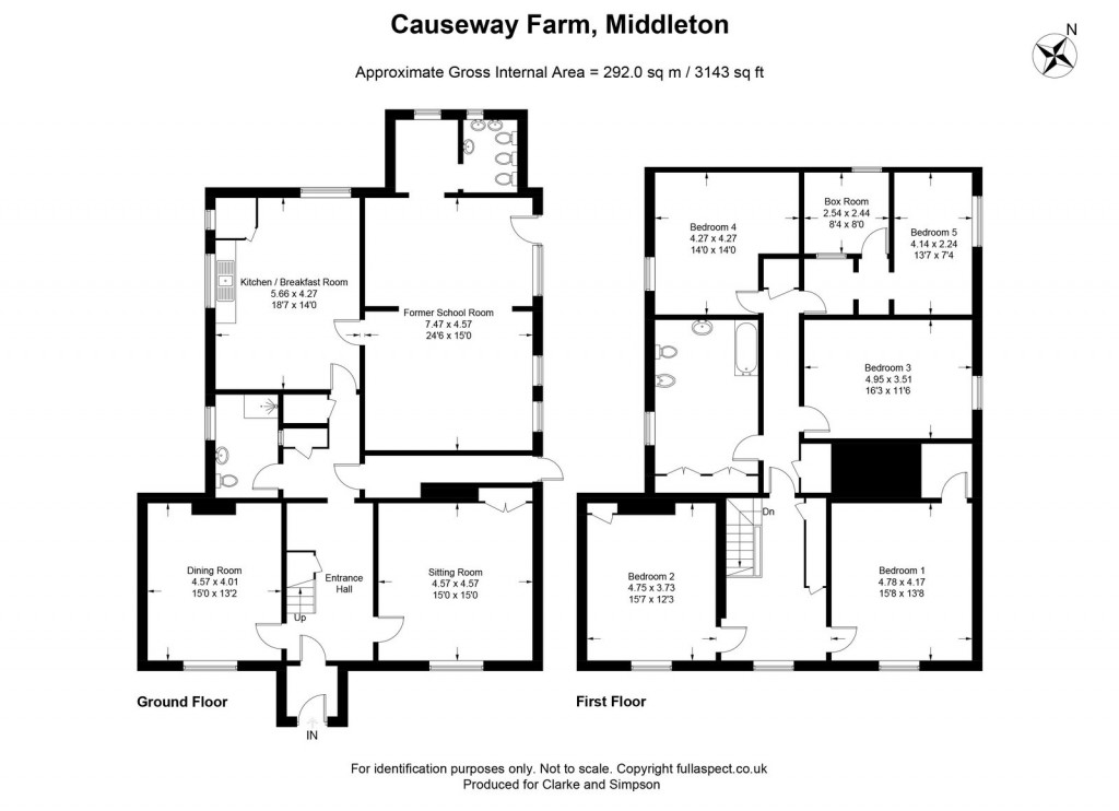 Floorplans For Middleton, Nr Suffolk Heritage Coast