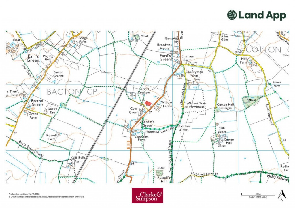 Floorplans For Cow Green, Bacton, nr Stowmarket, Suffolk