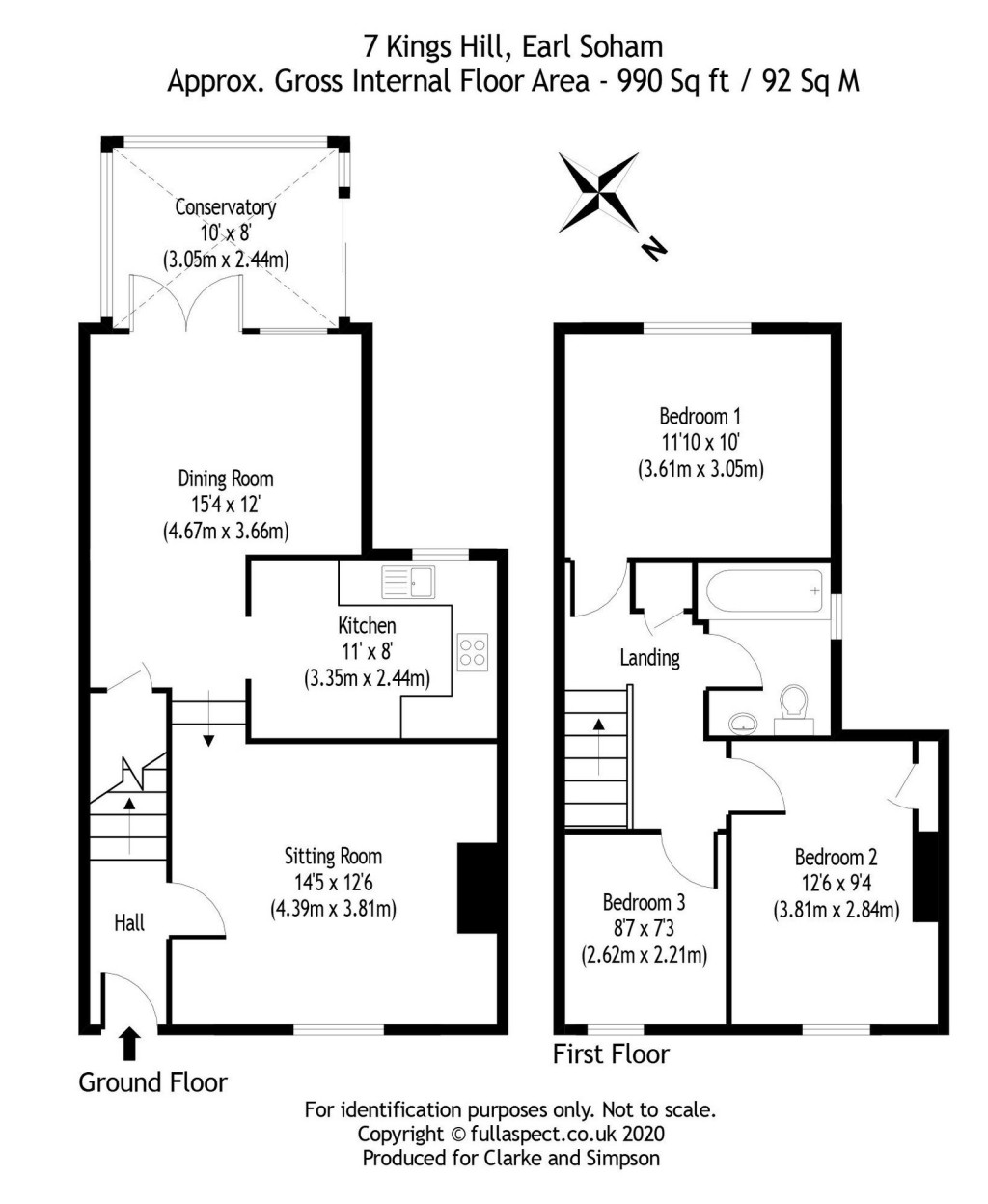 Floorplans For Earl Soham, Nr Woodbridge, Suffolk