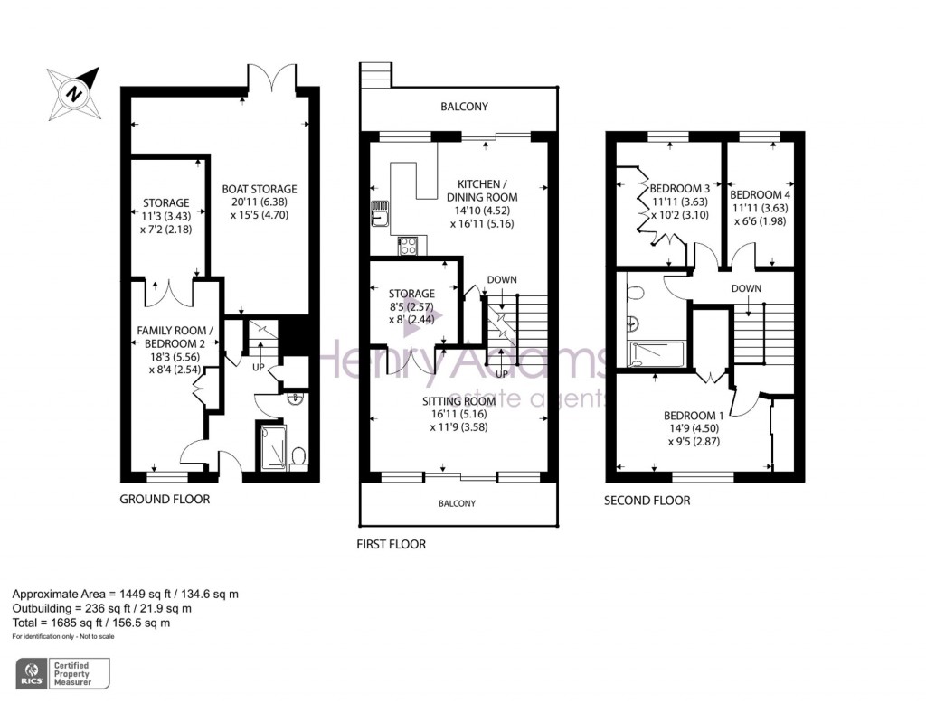 Floorplans For Marineside, Bracklesham Bay, PO20