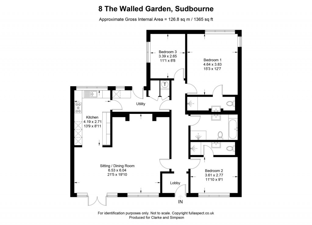 Floorplans For Sudbourne, Nr Orford, Suffolk