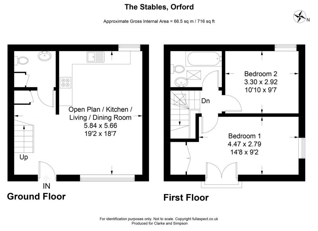 Floorplans For Orford, Suffolk