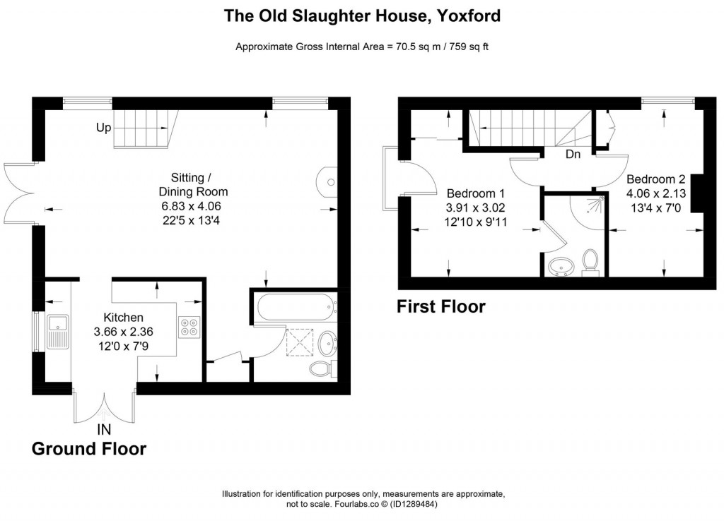 Floorplans For Yoxford, Nr Saxmundham & Heritage Coast, Suffolk