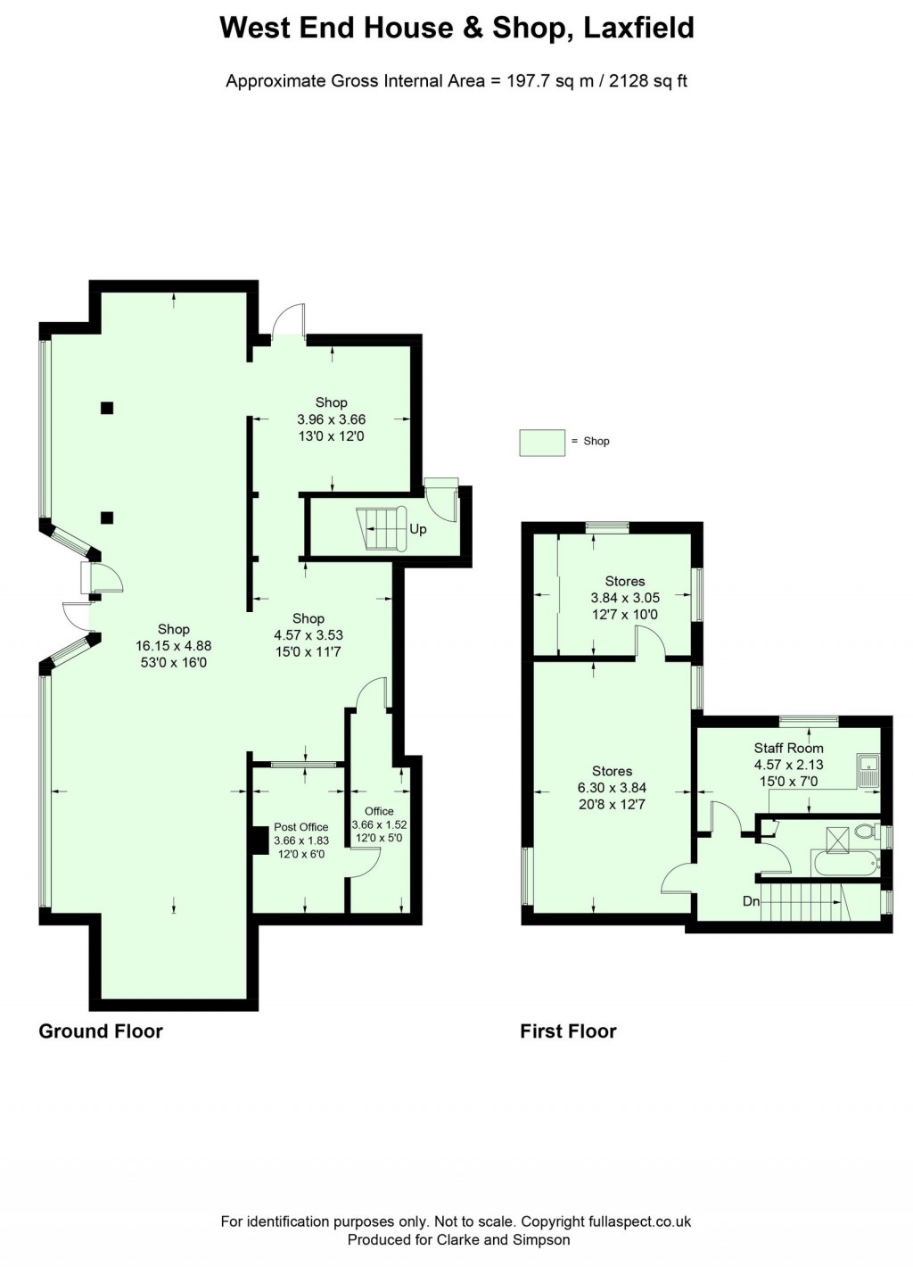 Floorplans For Laxfield, Nr Framlingham, Suffolk 