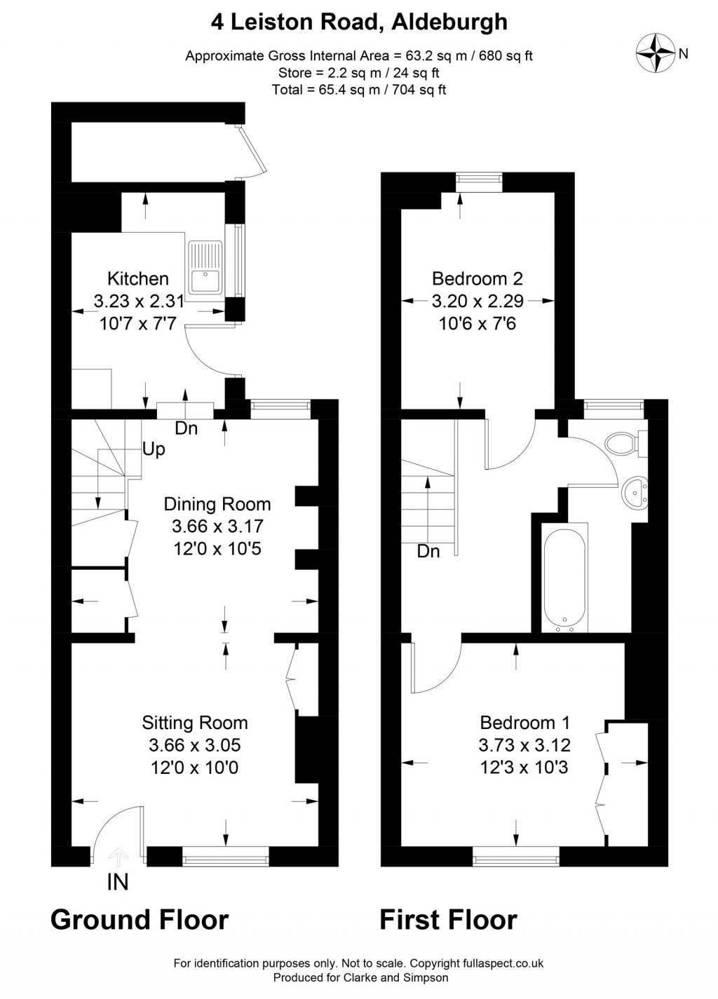 Floorplans For Aldeburgh, Suffolk