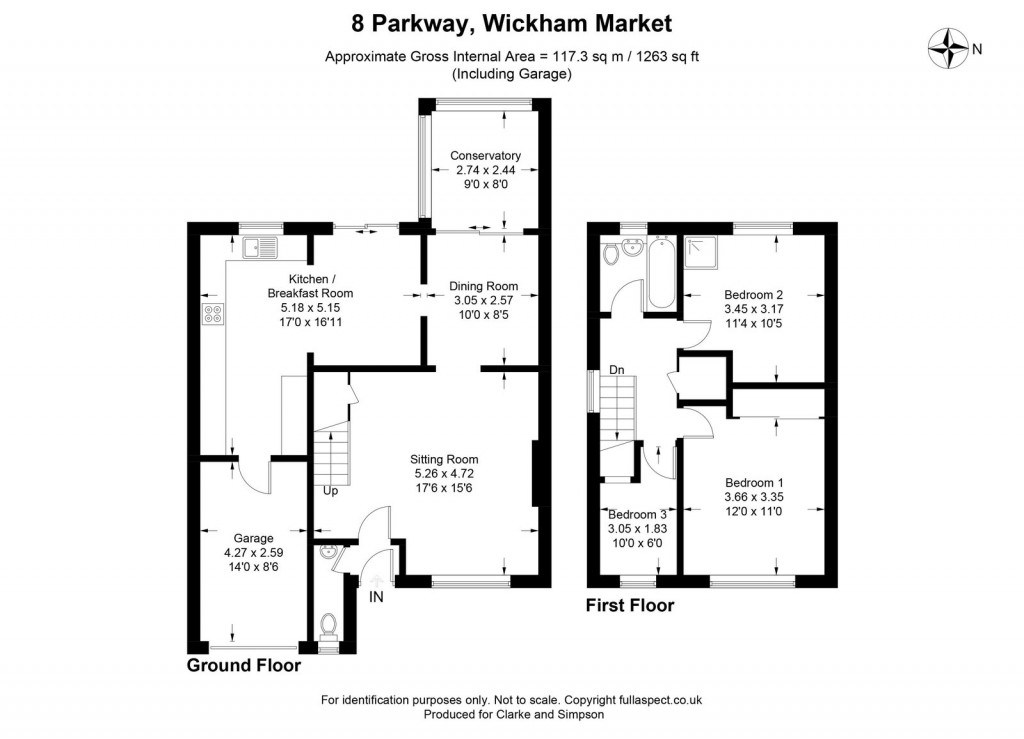 Floorplans For Wickham Market, Nr Woodbridge, Suffolk 