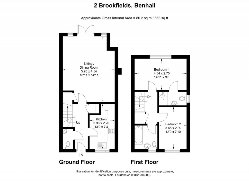 Floorplans For Aldecar Lane, Benhall