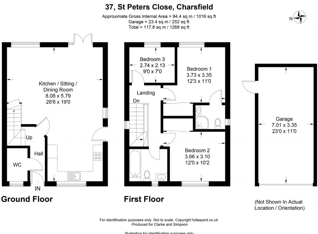 Floorplans For Charsfield, Nr Woodbridge, Suffolk