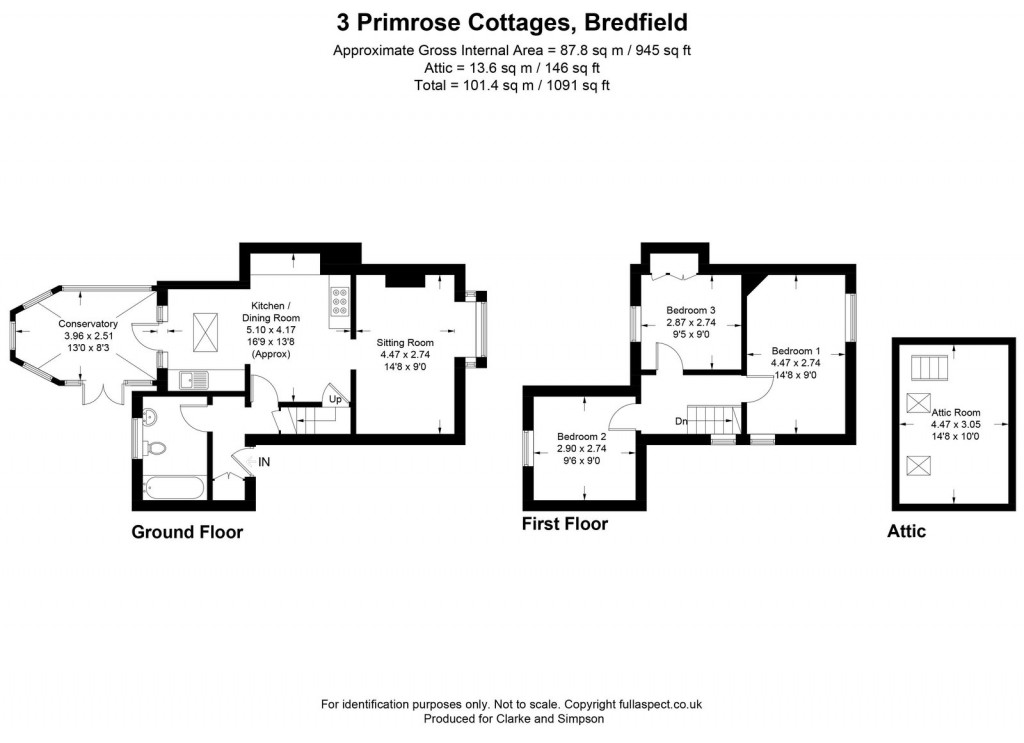 Floorplans For Bredfield, Nr Woodbridge, Suffolk