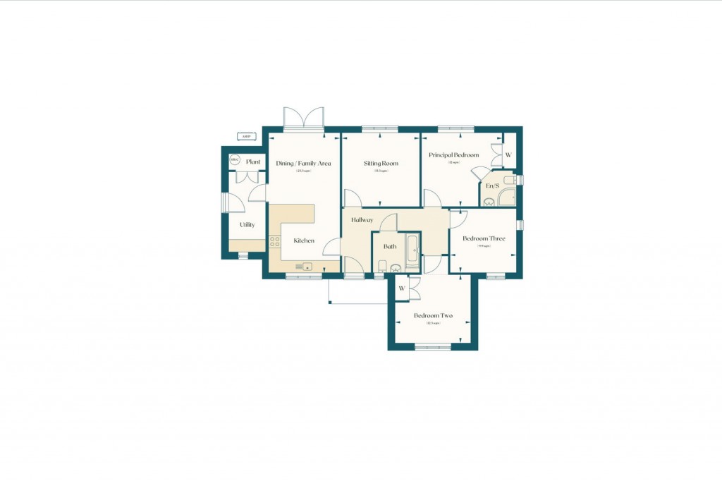 Floorplans For Plot 17 - Blythe Meadow, Charsfield, Nr Framlingham, Suffolk