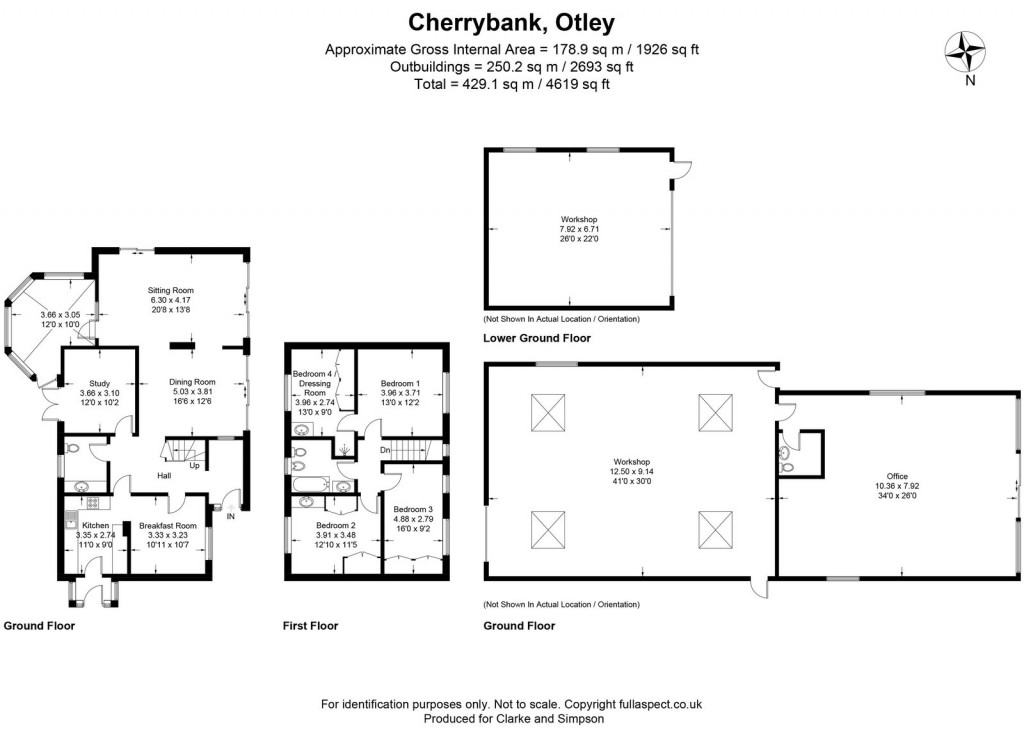 Floorplans For Otley, Ipswich, Suffolk