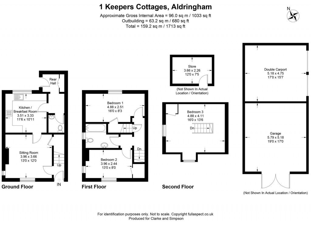 Floorplans For Aldringham, Nr Leiston, Suffolk
