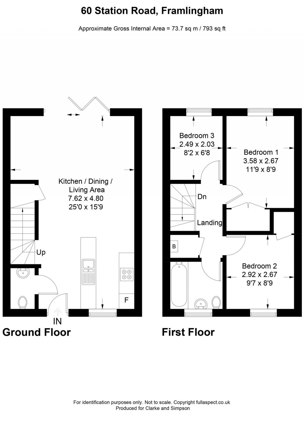 Floorplans For Framlingham, Suffolk