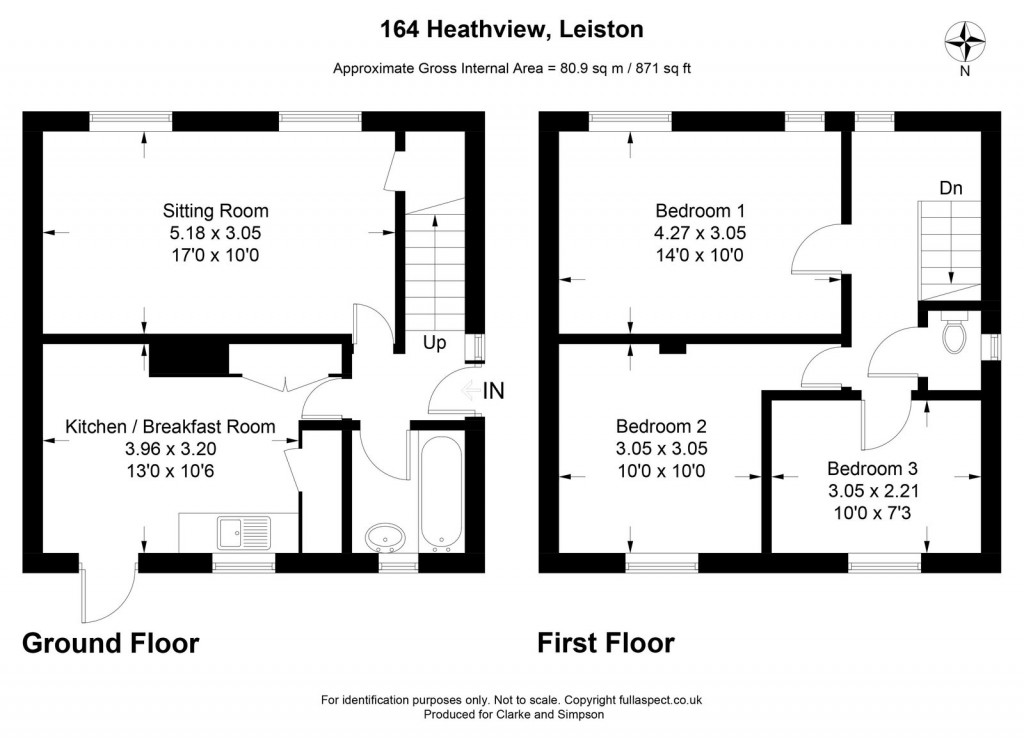 Floorplans For Leiston, Suffolk