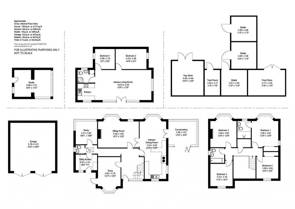 Floorplans For Main Road, East Boldre, Brockenhurst, SO42