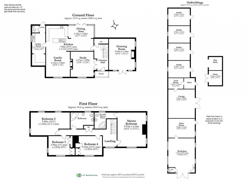 Floorplans For South Drive, Ossemsley, New Milton, BH25